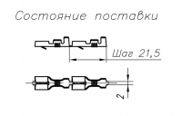 Контакт гнездовой (с монтажным усом) 45.7373.8009