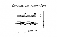 Контакт гнездовой 45.7373.8856